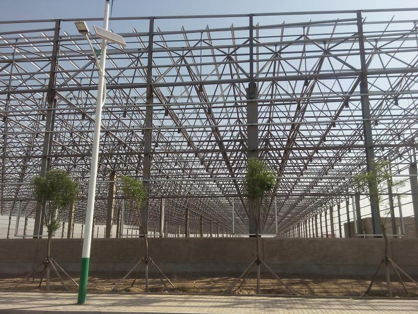 怀柔汽车工业厂房网架